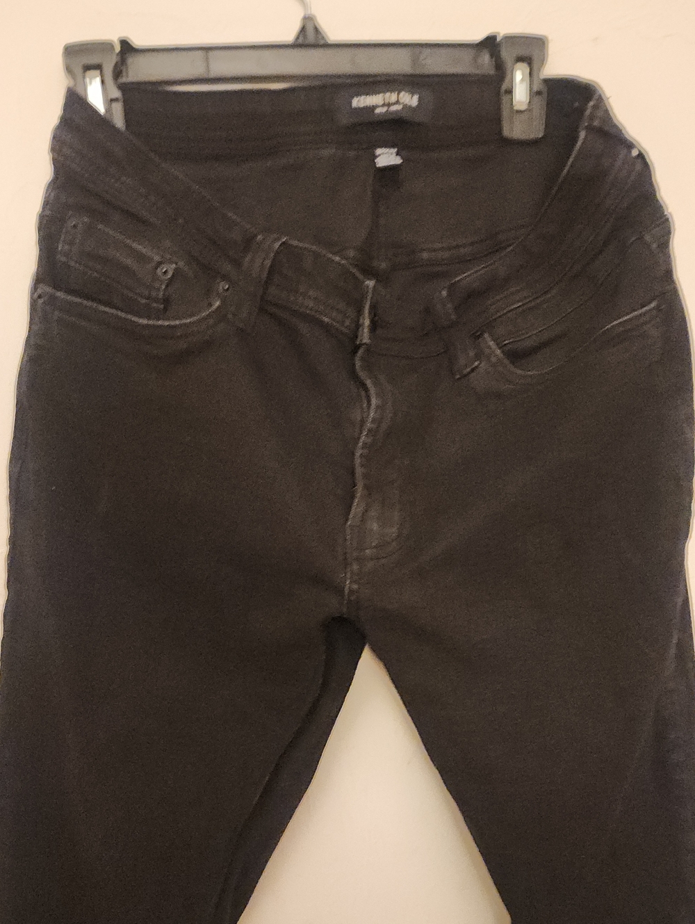 Kenneth Cole Slim Fit Black Men's Jeans